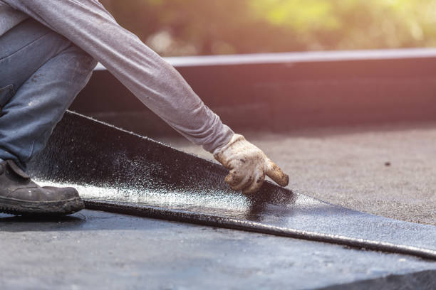Professional Emergency Waterproofing technician working in Saugatuck, MI